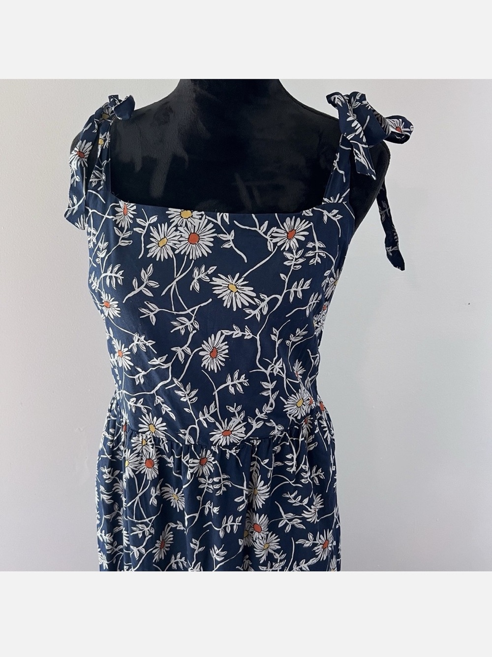 Dip royal blue floral tank maxi dress - Picture 2 of 5